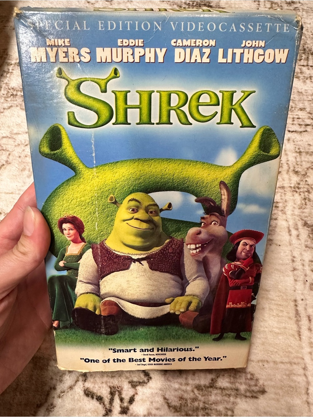 Disney Shrek Vintage Special Edition VHS Tape